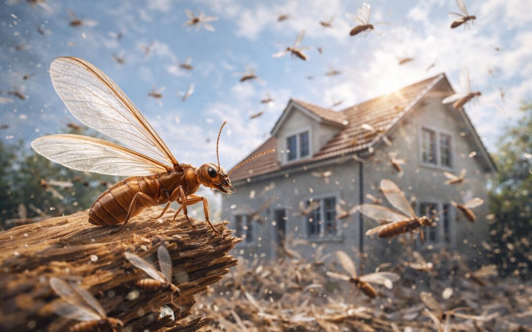Termites ailés ou fourmis volantes : comment faire la différence ? (Guide complet en Charente-Maritime)